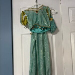 Sparkling Teal Jasmine Costume